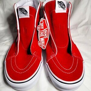 VANS SK8 HITOP RED UNISEX SNECKERS Men's 9.5 Women's 11.0